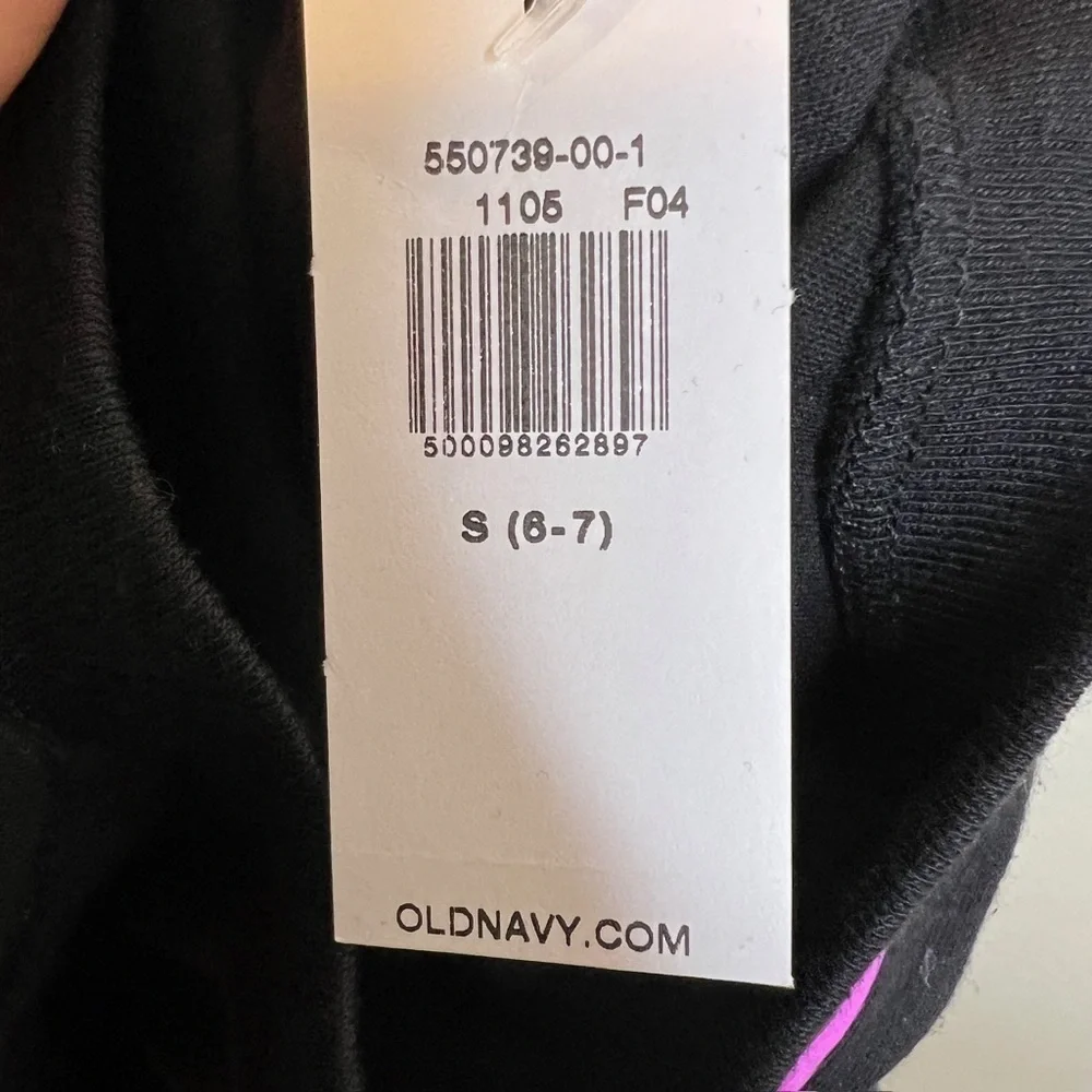 Old Navy NWT Black Proud Family Graphic T-Shirt Girls 6/7 Casual Disney Cartoons